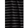 H&M Cotton-Blend Trousers - Black/Striped