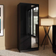 Fwstyle 2 Door Mirrored Black Wardrobe 76x181cm
