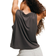 H&M Boxy-Style Sports Vest Top with Drymove - Truffle Grey