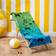 OHS Gaming Print Ombre Beach Bath Towel Green, Blue (152x71cm)