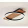 Lindby LED-taklampa Galad 30 cm Dimbar Svart Takplafond ∅ 30cm