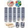 Shein 30ml/1oz Plastic Graduated Cups Transparent Scale Cups
