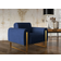 Fun-Möbel Designersofas Valerie 3-2-1 in Stoff Elisa Velvet Dunkelblau Sofa 228cm 3pcs 6 Seater