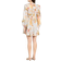 Zimmermann Ascension Plunge Mini Dress - Light Blue Palm Floral