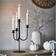 IKEA Höstagille Black Candelabrum 37cm
