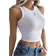 Shein Dazy Women's Solid Color Fitted Tank Top