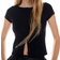 H&M Ribbed Button Front Top - Black