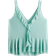 H&M Lichtturkoois Singlet Met Volants - Dames