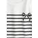 H&M T-shirt Med Trykt Motiv - Hvid/Sortstribet