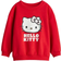 H&M Pige Kitty Sweatshirt Med Tryk - Rød/Hello