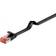 Goobay Flat RJ45 U/FTP Cat6 M-M Black 20m