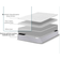 DS Living Pureflex Orthopaedic White Polyether Matress 120x190cm