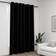 vidaXL Linen-Look Black 245x290cm