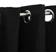 vidaXL Linen-Look Black 245x290cm