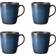 aida Raw Midnight Blue Mug 35cl 4pcs