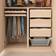 IKEA KOMPLEMENT White Stained Oak Storage System