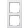 Gira 2-modul-ramme E2 hvid mat