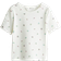 H&M Ribbed Cotton Top - White/Floral (1295496002)