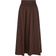 Neo Noir Yara Poplin Skirt - Chocolate Brown