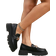 Shein Thick Sole Women's Loafers Flats - Black