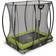 Exit Toys Silhouette Ground Trampoline 153x214cm + Safety Net Green