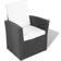 vidaXL 42642 Loungeset, 1 Bord inkl. 2 Stolar & 1 Soffor
