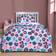 OHS Leopard Coverless 10.5 Tog Single Duvet Cover Multicolour, Pink (198x137cm)