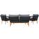 Venture Design Chania Loungeset, 1 Bord inkl. 2 Stolar & 1 Soffor