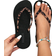 Shein Kate Miuch New Original Design French Retro Elegant Versatile Sweet Fairy Style Slippers - Black