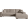 Fursell L-Form Ecksofa Nelly Cappucino Sofa 270cm 3-Sitzer