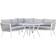 Venture Design Virya 1463-400 Grey/Grey Outdoor Lounge Set, 1 Table incl. 2 Sofas