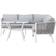 Venture Design Virya 1463-400 Grey/Grey Outdoor Lounge Set, 1 Table incl. 2 Sofas