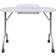 vidaXL Folding Manicure Table with Wheels Black Table