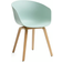 Hay AAC 22 Slate Blue/Water Based Lacquered Oak Armchair 79cm