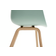 Hay AAC 22 Slate Blue/Water Based Lacquered Oak Armchair 79cm