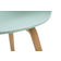 Hay AAC 22 Slate Blue/Water Based Lacquered Oak Armchair 79cm