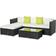 OutSunny 860-017BK - Black Outdoor Lounge Set