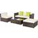 OutSunny 860-017BN - Brown Outdoor Lounge Set