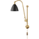 GUBI Bestlite BL5 Brass/Soft Black Semi Matt Wall light ∅ 16cm