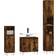 Berkfield Home 3 Piece Bathroom Cabinet Set (M2441356679911)