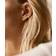 Blomdahl Bezel Earrings - Silver/Transparent