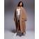 DKNY Long Sleeve Dressing Gown - Brown