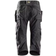 Snickers Workwear 6905 Flexiwork Ripstop Pirate Trouser - Steel Grey/Black