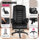 tectake Luxury Black Office Chair