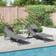 vidaXL Foldestol Med Pude 2-Person 2 Pcs 56 x 190 x 81 cm