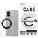 CARE by PanzerGlass Feature Case Transparent Black Kickstand Qi