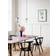 &Tradition In Between SK1 Black Lacquered Oak Kitchen Chair 77cm