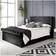 Aspire Chesterfield Ottoman Black 130x217cm