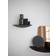 Audo Copenhagen Gridy Fungi Dark Oak Wall Shelf 22cm