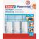 TESA Self-adhesive hooks plastic 3 pieces with 4 x Powerstrips Small